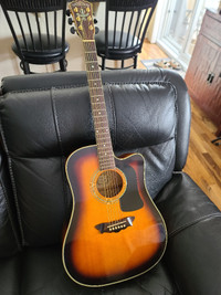 Gorgeous Washburn Augusta Acoustic Electric Guitar with Gigbag