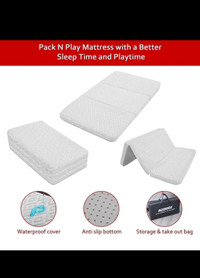 Pack and Play Trifold Mattress Topper 38'' x 26'', Trifold Playa