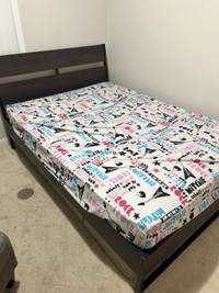 Double Bed + Box Spring (Perfect Condition) 