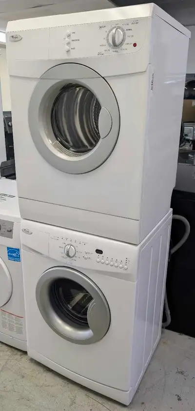 24" Whirlpool Washer & Dryer Set – 1 Year Warranty, View more