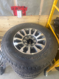 Ford superduty rims and tires 