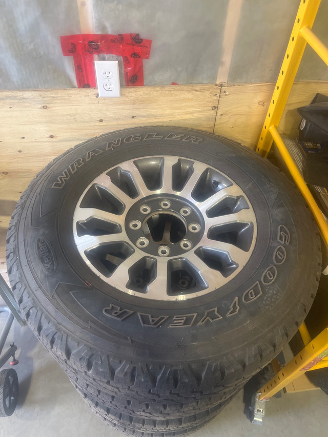 Ford superduty rims and tires  in Tires & Rims in Red Deer