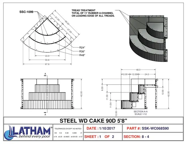 12’x24' brand new inground sports pool with wedding cake stairs in Hot Tubs & Pools in Mississauga / Peel Region - Image 4