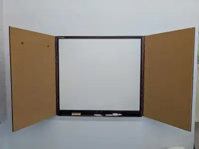Executive White Board w/ Cork Side Panels, View more