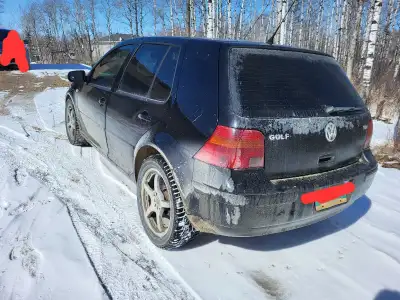 The black golf is almost road ready it has the motor of the silver golf witch has 330,000 kms. The i...