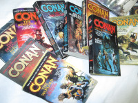 Conan books  novels  preowned  16  total fantasy fiction sci fi