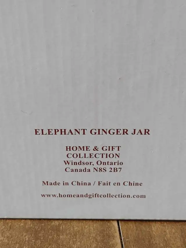 Home Décor-Elephant Ginger Jar in Home Décor & Accents in Grande Prairie - Image 6