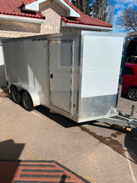 7x14 aluminum Stealth enclosed trailer