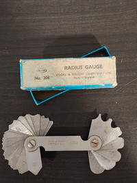 Radius Gage - Moore and Wright Ltd