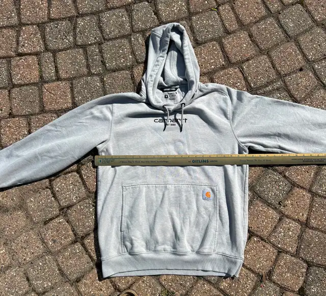 Carhartt Force Relaxed Fit Hoodie Heather Grey Mens Medium in Men's in Windsor Region - Image 5