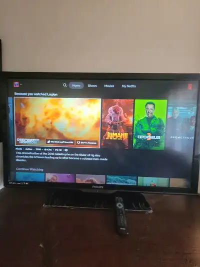 180 $ 46" philips smart tv 1080p, View more