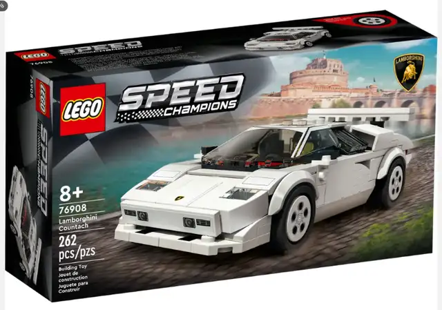 LEGO 76908 Lamborghini Countach - 262 pcs (New, Sealed)63760490004481120