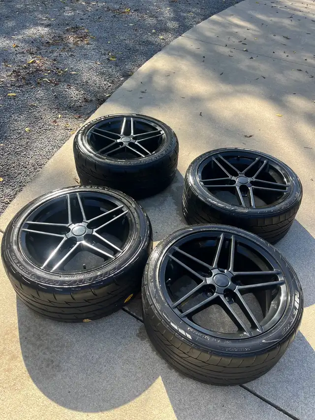 18' inch 5x120.65 / 5x4.75 rims and tires in Tires & Rims in London - Image 4