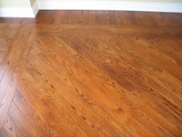 Hardwood floor installation