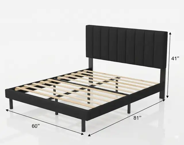 Brand New bed frame| Single double queen with same day delivery in Beds & Mattresses in Vancouver - Image 4