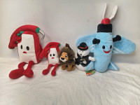Vintage Rudolph the Red nose Reindeer Misfit island plushes
