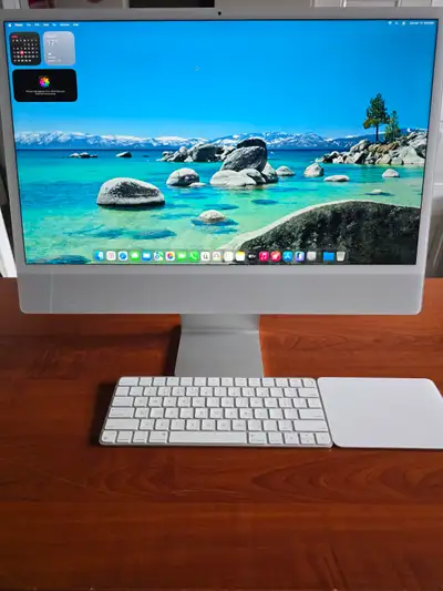 Apple iMac (24-inch, M1, 2021) Silver Model A2438, View more