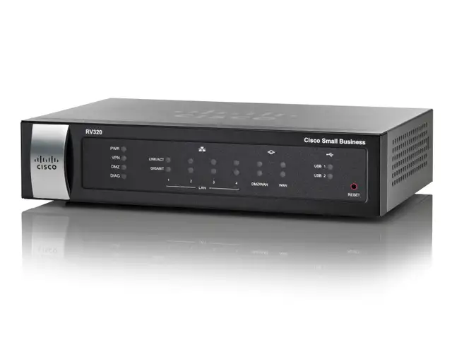 New Cisco RV320 RV320-K9-NA Gigabit Dual WAN VPN Router in Networking in City of Toronto - Image 4