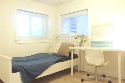 4 furnished rooms available in a 5-bedroom, 2-bathroom, 2-kitchen garden unit. Central kitsilano loc...