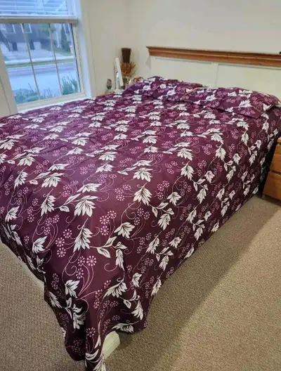 Brand New 3 pieces Queen size bedsheet set, View more