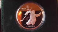 1988 CALGARY $20 "HOCKEY" OLYMPIC COIN