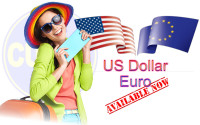 US Dollar and Euro Available now