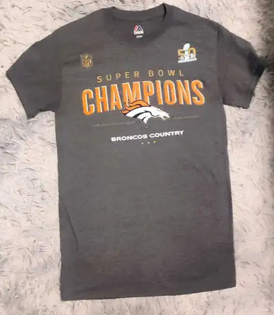NFL Denver Broncos Super Bowl 50 Champions T-shirt Majestic, View more