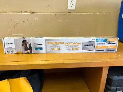 New fixed position flush wall mount. Purchased new from Best Buy and never used. Fits 32”-90” TVs an...