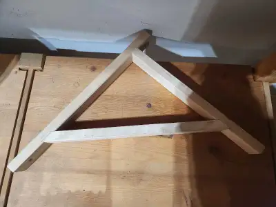 Ikea - wooden shelf brackets and picture rails , View more