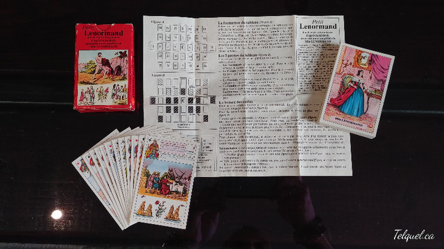Tarot Vintage Petit LeNormand – 1976 dans Art et objets de collection  à Longueuil/Rive Sud - Image 4