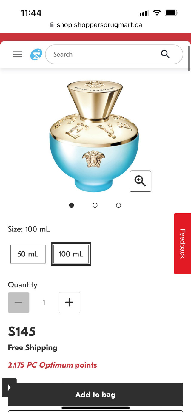  Brand-new Versace turquoise perfume  in Health & Special Needs in London - Image 3