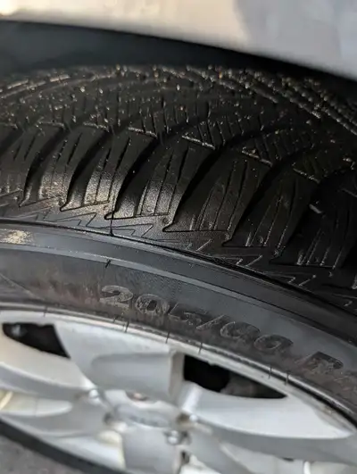 Like-new Kumho all-weather tires without rims— bought Dec 2025, barely used. Excellent tread, smooth...