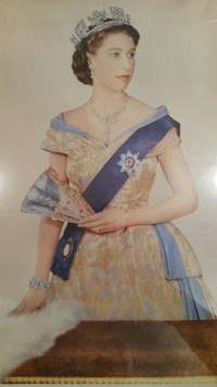 Queen Elizabeth (young) print of photo