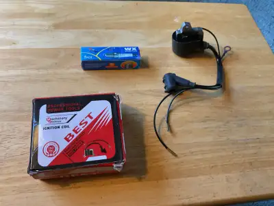 New Stihl ignition coil and spark plug, View more