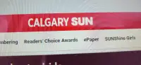 Wanted: Calgary Sun from Thursday, March 21