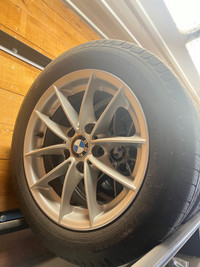 BMW 3-Series Rims with brand new tires (Michelin Defender)