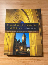Canadian Government and Politics 7th ed