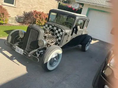 1932 Chevrolet Vintage Hot Rod 1953 Buick 322 Nail head newly rebuilt engine , ( 3 tanks of .fuel ‘...