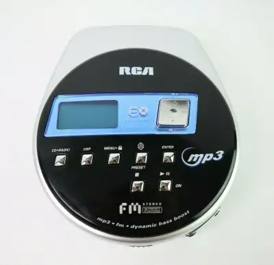 RCA RP2478 Personal CD Player With FM Radio MP3, View more