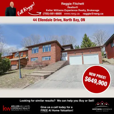Upscale Living on Ellendale: https://nerg.ca/44-ellendale Welcome to 44 Ellendale Drive, a stunning...