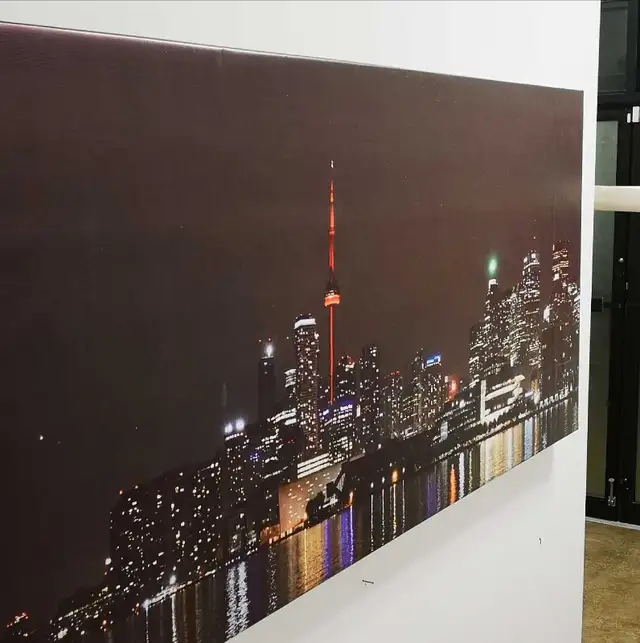 Toronto Harbour Front Night Large  Wall Art BEST OFFER in Home Décor & Accents in City of Toronto - Image 3