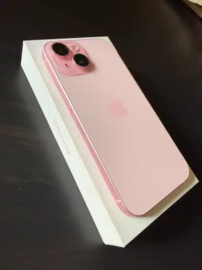 Pink iPhone 15 (Like new), View more