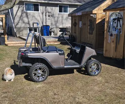 Gas powered golf cart, View more