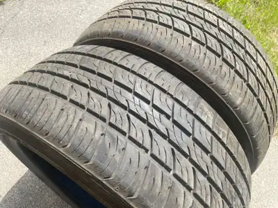 Phone/txt. 403-404-7958 - Many years of life left . Get two tires for $80. Thank you!