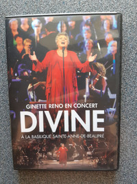 Dvd spectacle Ginette Reno Divine Dvd show