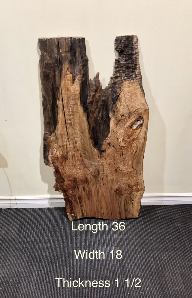 Multiple pieces of finished live edge wood Fireplace & Firewood