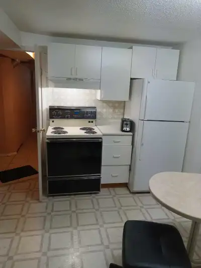 1 bedroom basement suite