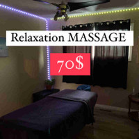 Relaxation massage 70$ (westmount)