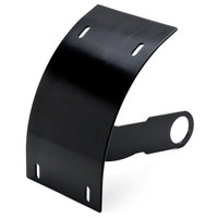 Motorcycle Curved Side Mount Vertical License Plate Tag Holder