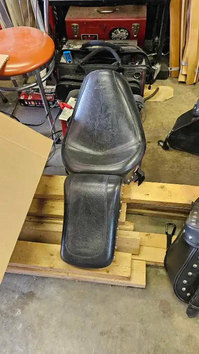 Enhance your ride with this used motorcycle seat, designed for comfort and style. This seat appears...